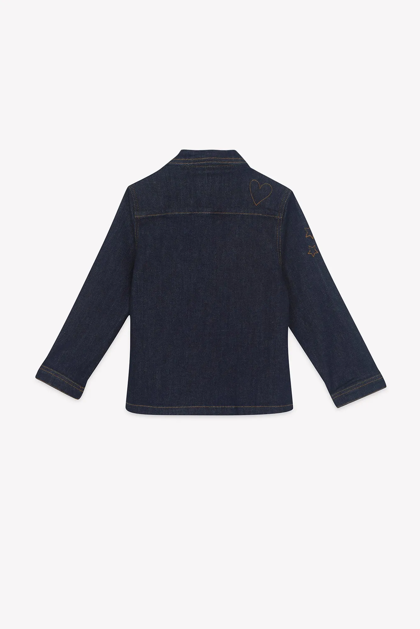 Bonton Ermana Denim Brut jakke broderi