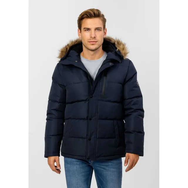 Minoti dynejakke herre marineblå polyester