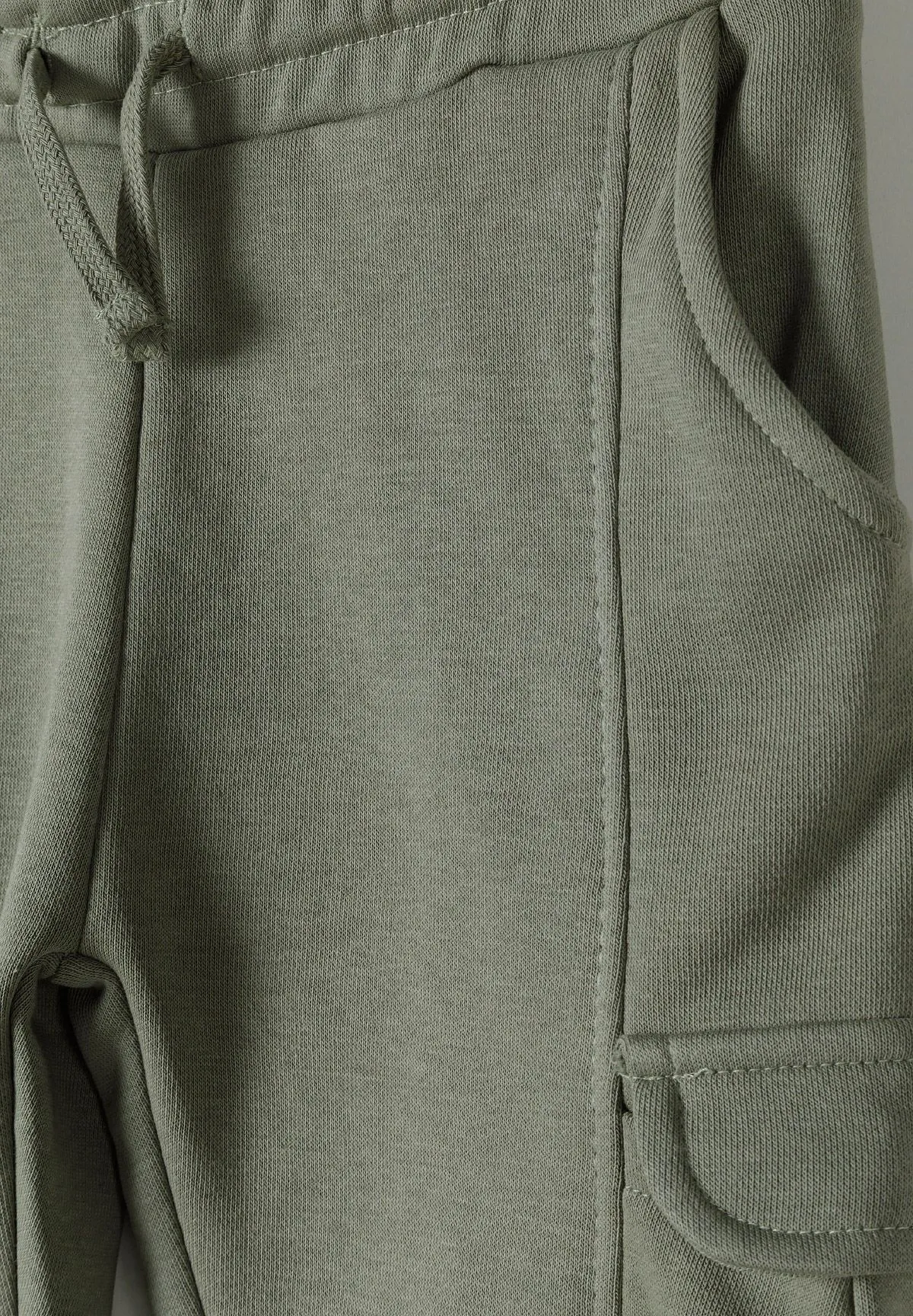 Minoti 42493 Cargo joggingbukser khaki bomuld