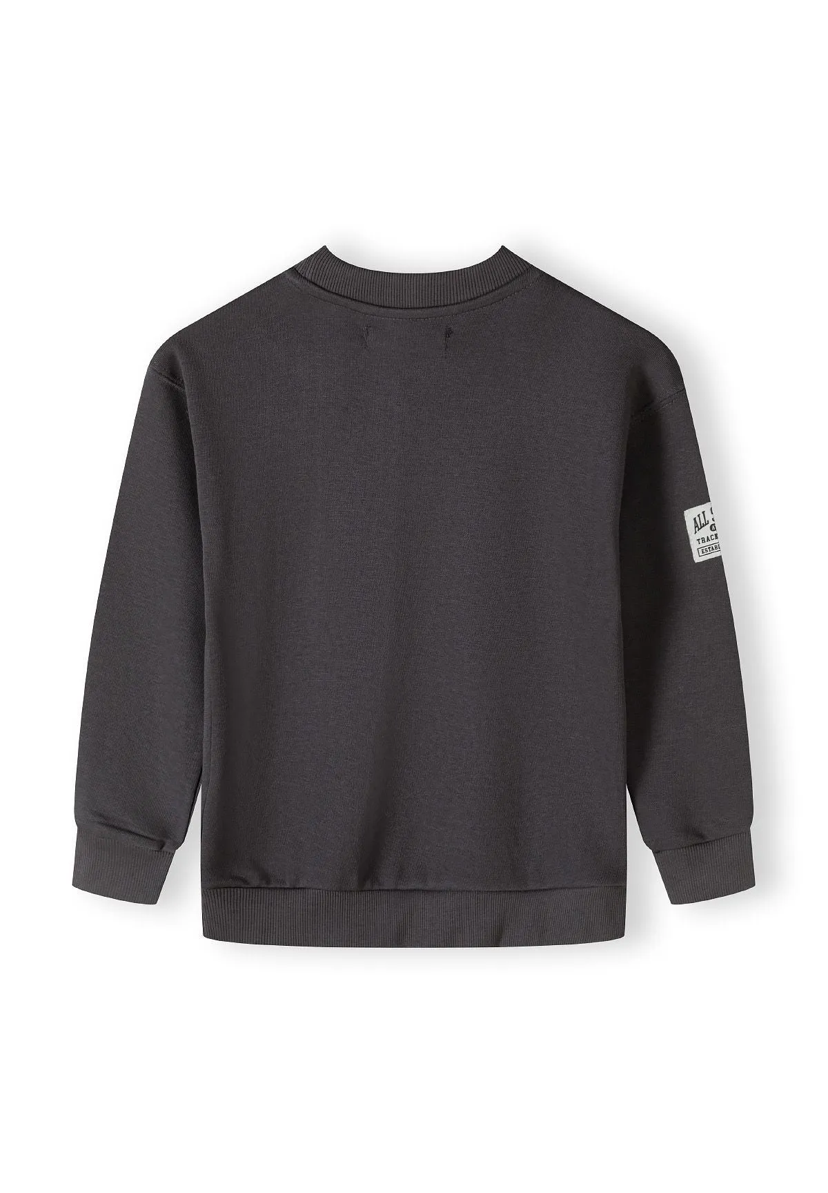 Minoti 42560 sweatshirt antracit Chicago bomuld