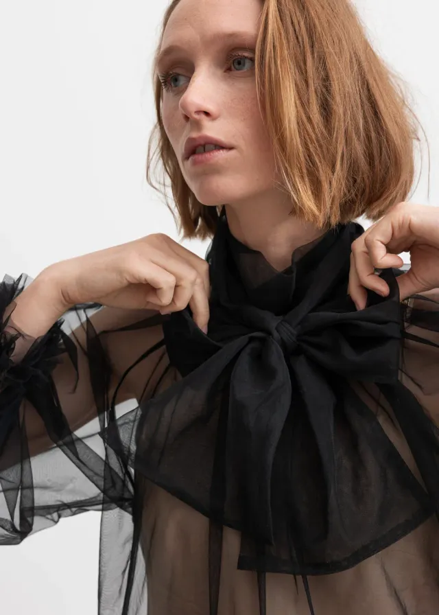 MarMar Copenhagen Truda W bluse Black tyl