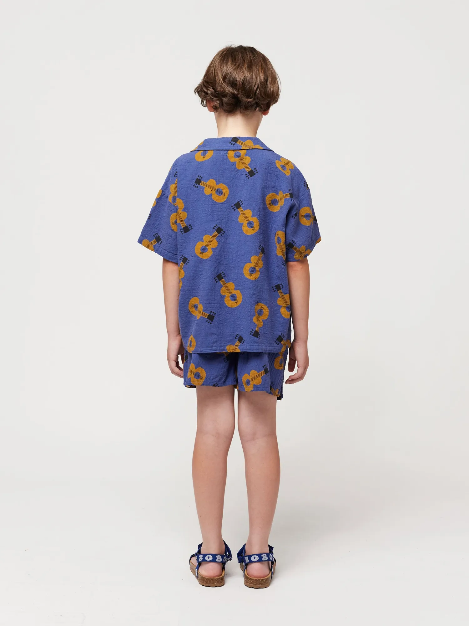 Bobo Choses Acoustic Guitar shorts navy bomuld