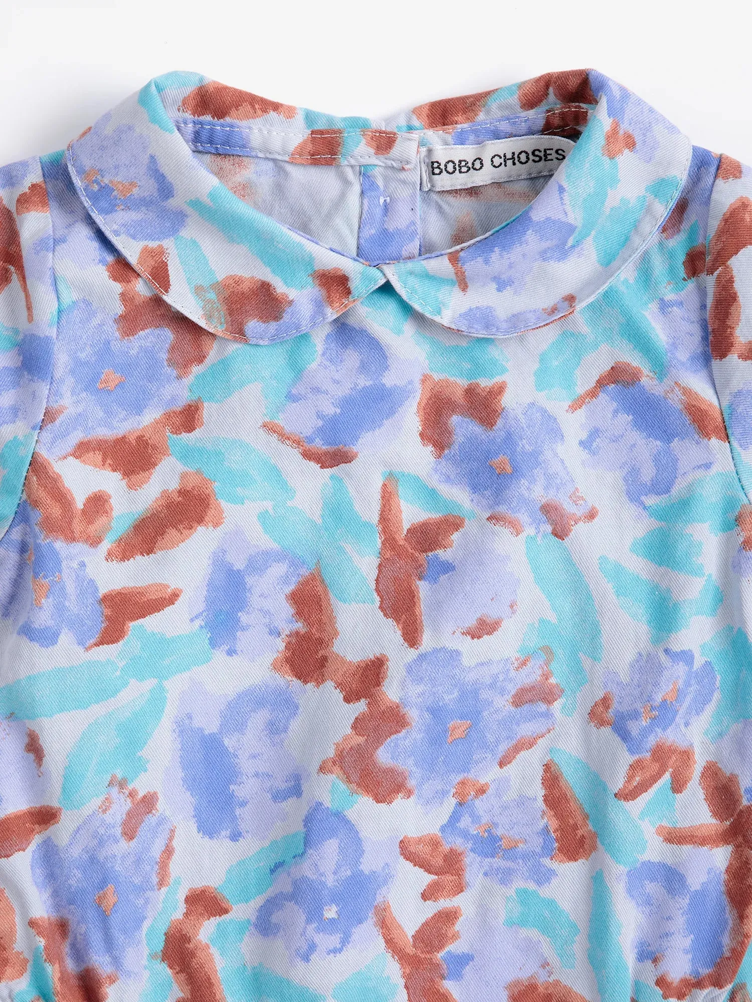 Bobo Choses Watercolor all over woven body offwhite