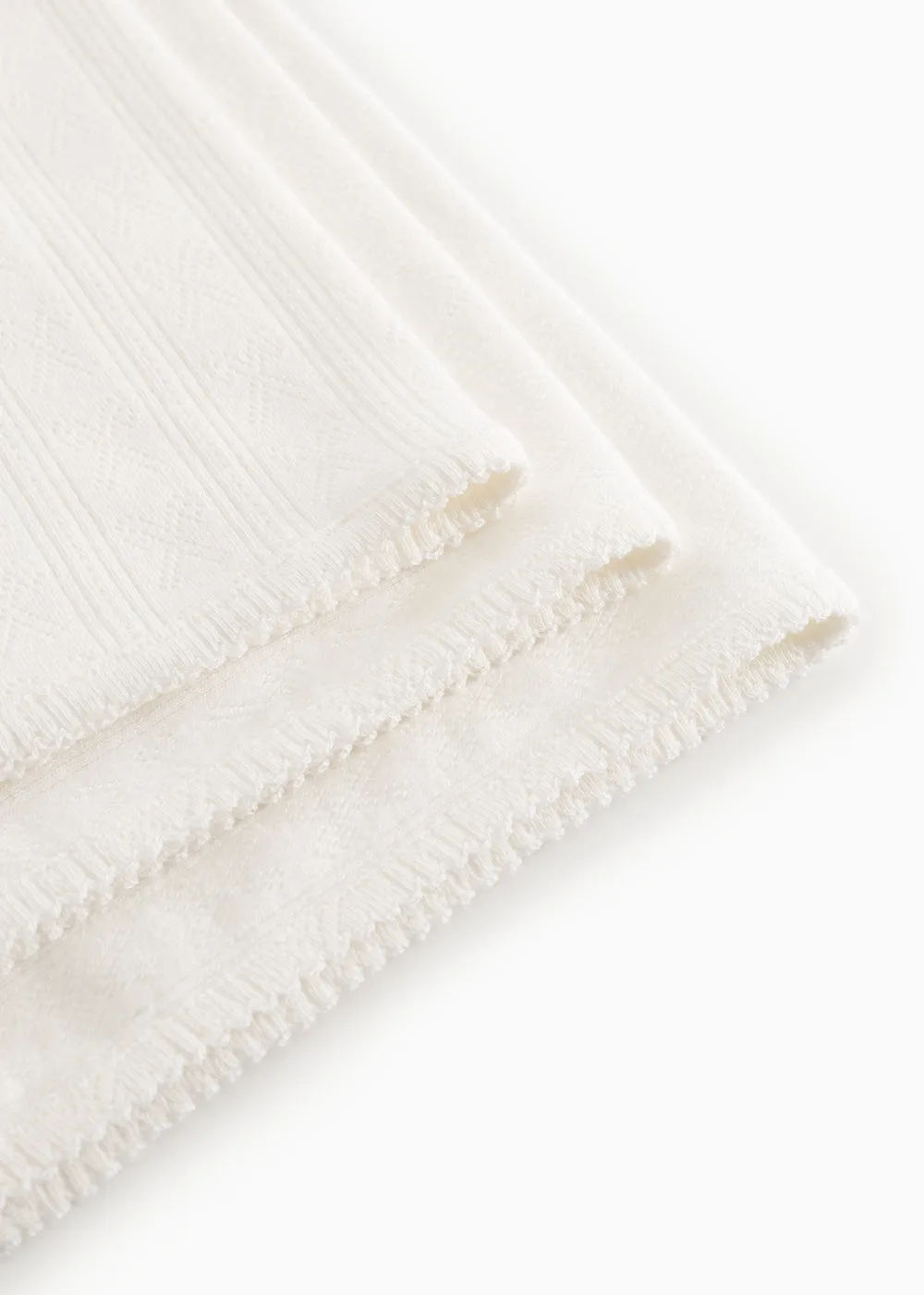 MarMar Alida tæppe Gentle White hvid 80x80
