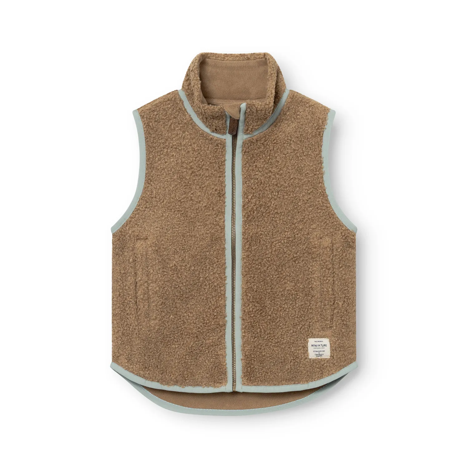 MINI A TURE Battal teddyfleece vest Forged Iron let