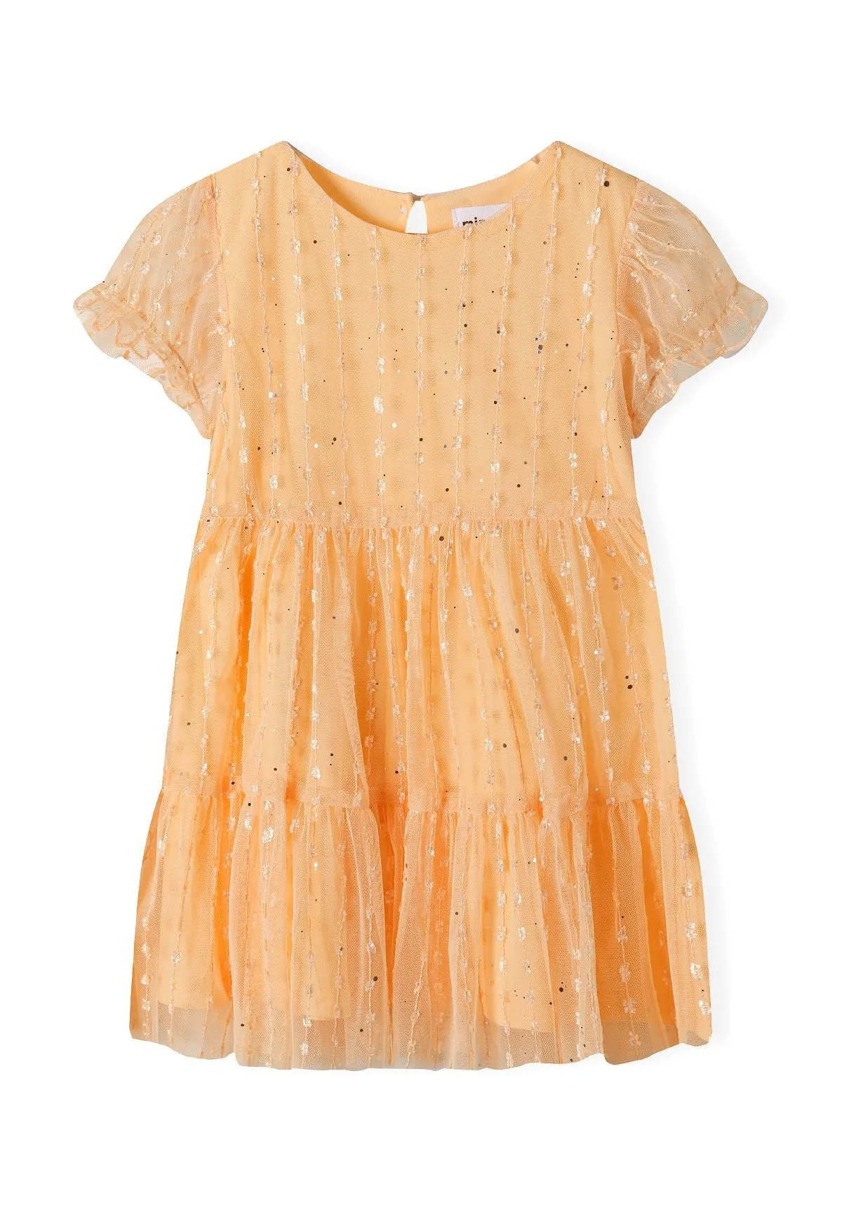 Minoti 40225 tylkjole orange med glimmer til piger