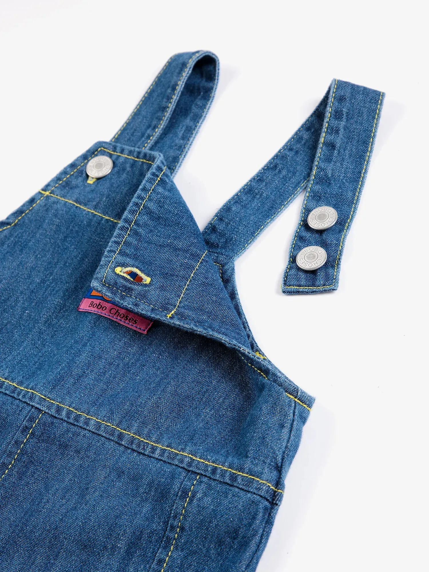 Bobo Choses Booo denim smækbukser midnight blue økologisk