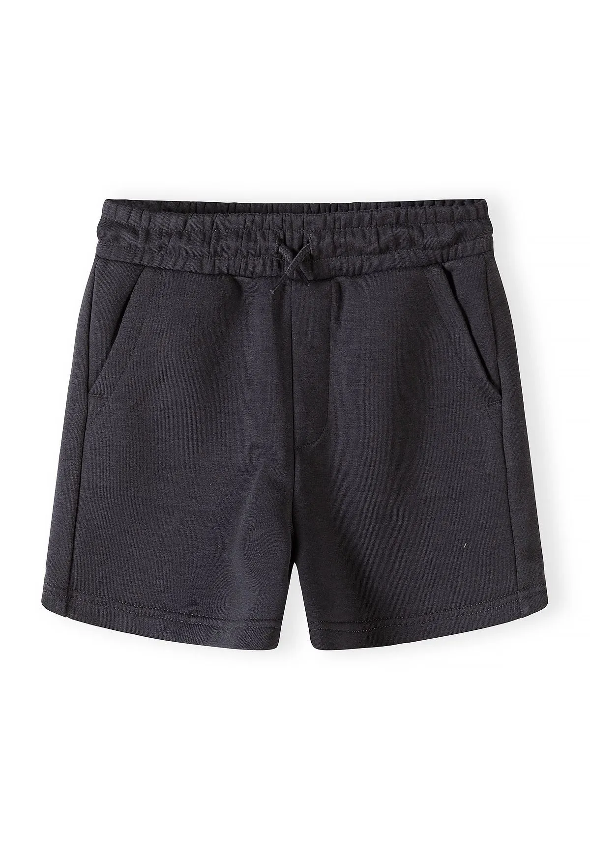 Minoti 44772 shorts dreng grå 3-pak strik