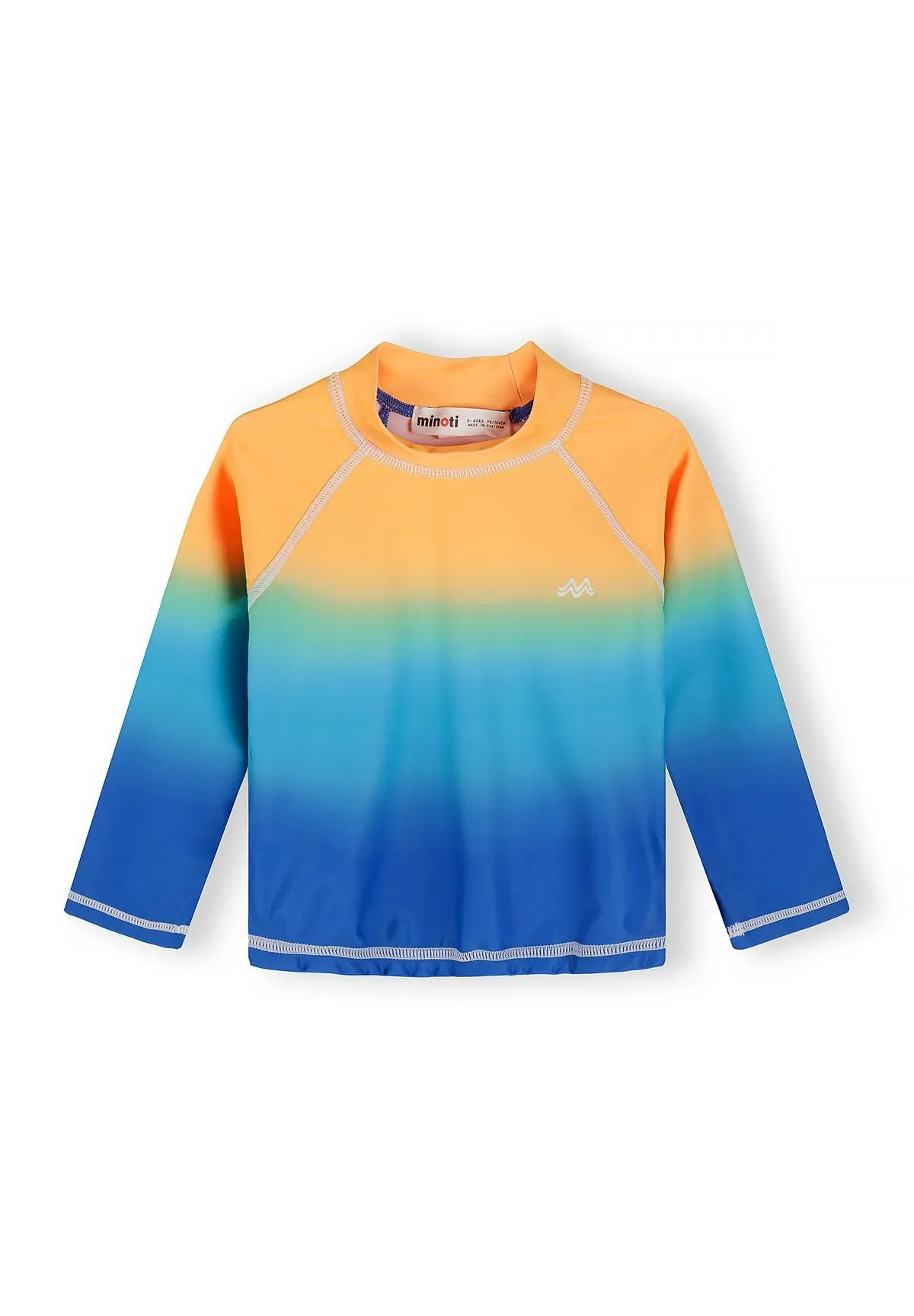 Minoti 44515 badebluse 2-pak turkis langærmet