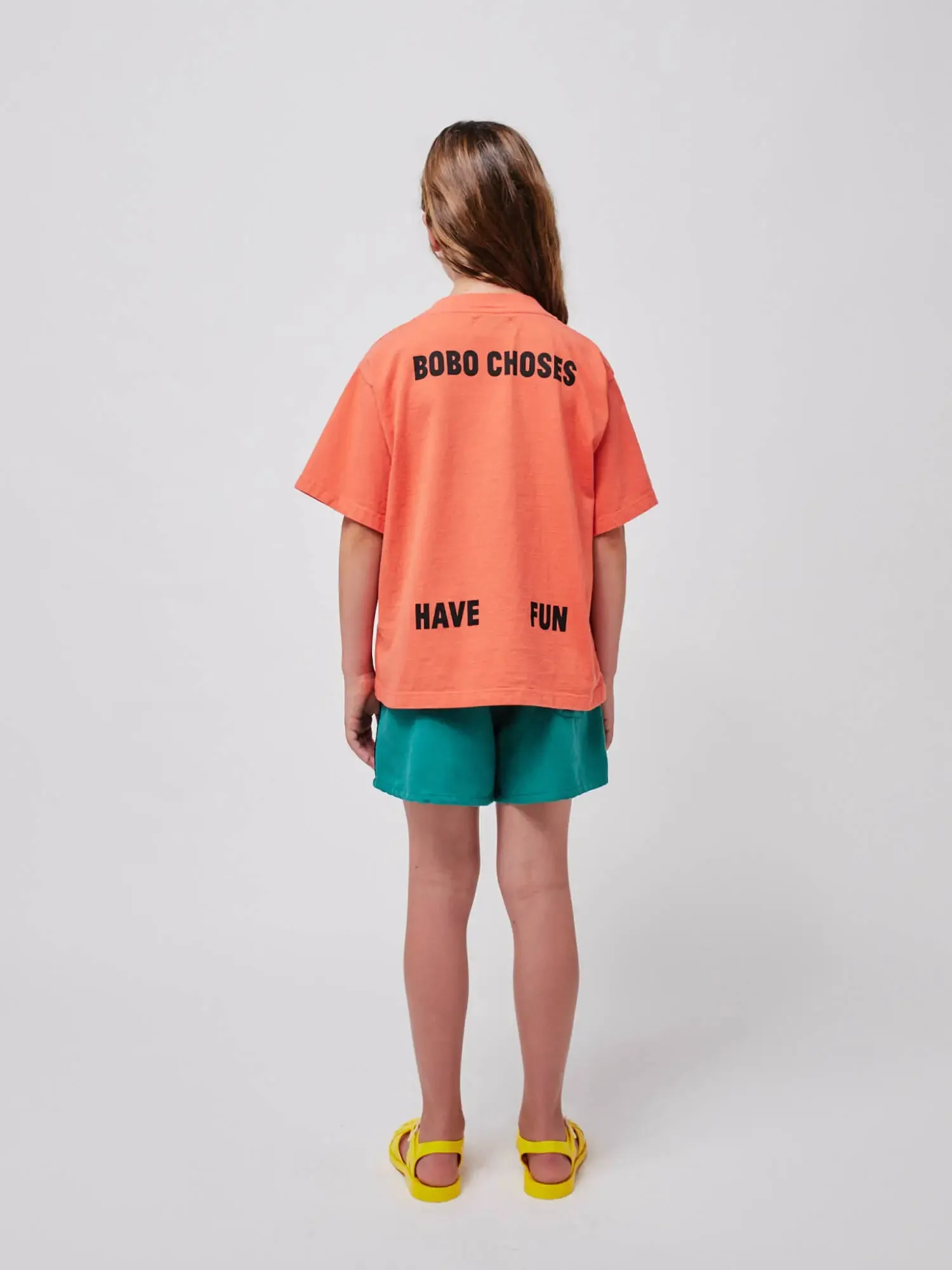 Bobo Choses Have Fun T-shirt rød genanvendt bomuld