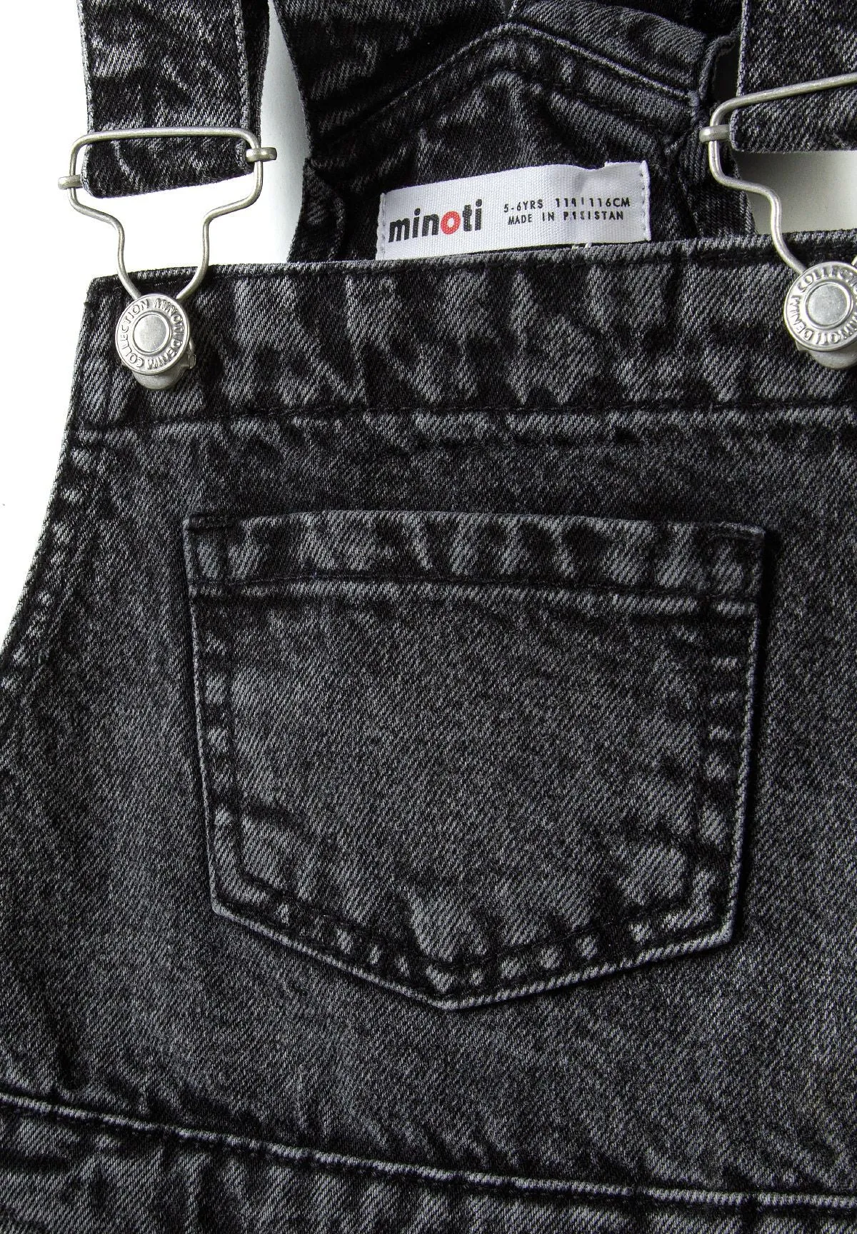 Minoti 42730 smækbukser sort denim korte til piger
