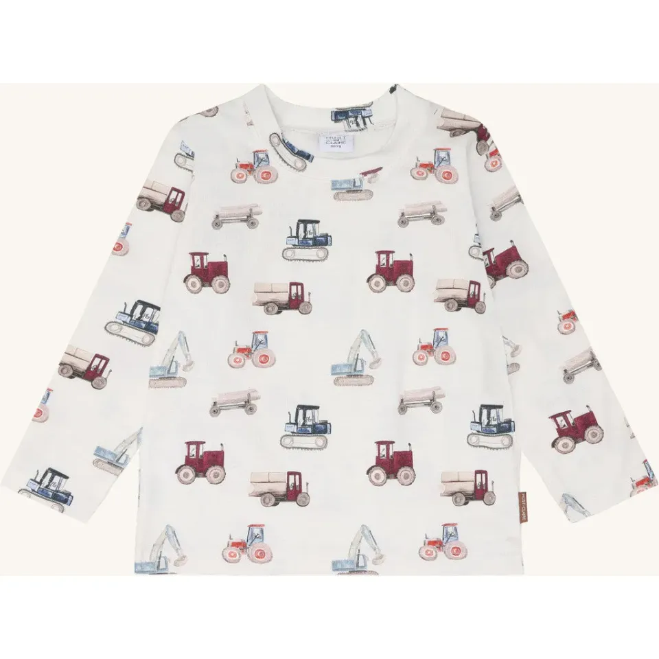 Hust & Claire HCAnton bluse Ivory langærmet økologisk