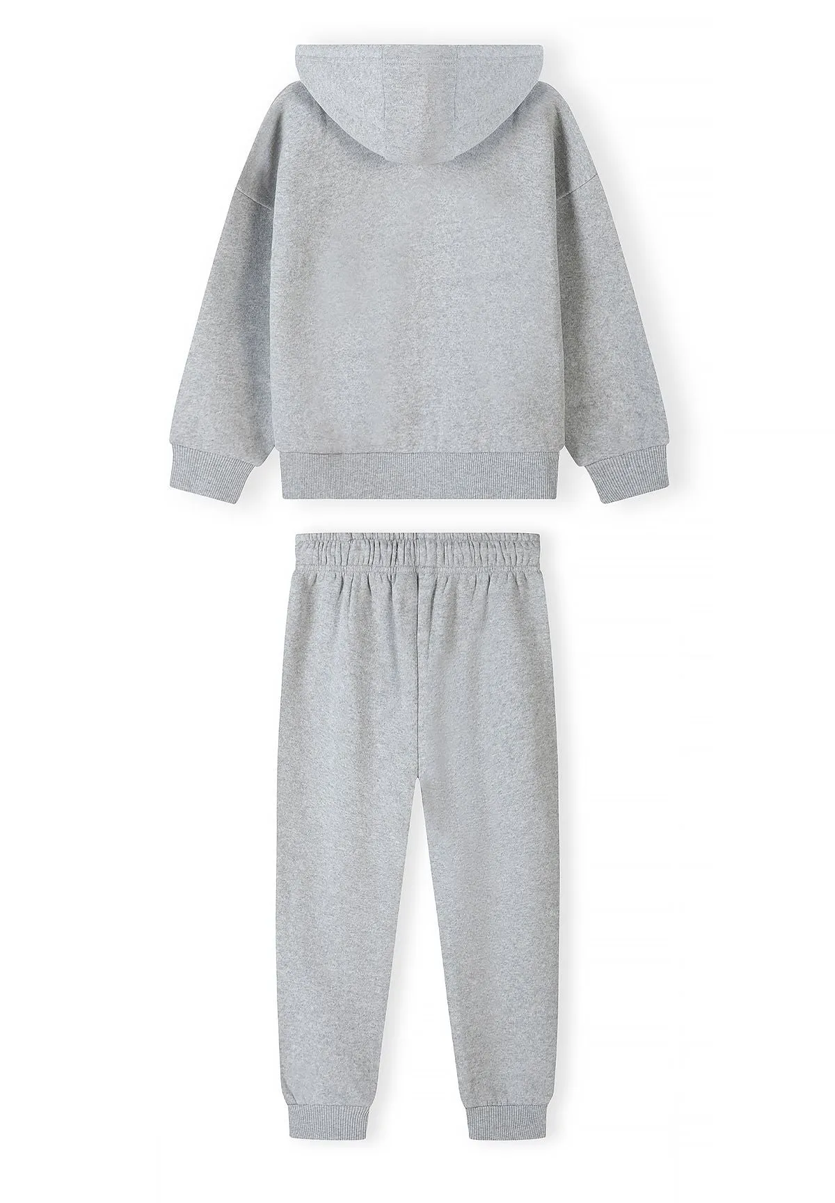 Minoti 45788 sweatsæt grå hoodie jogger drenge