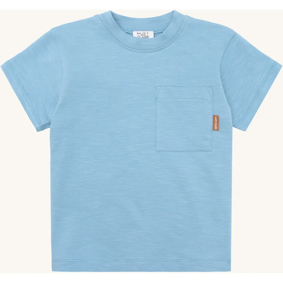 Hust & Claire Anton Slub kortærmet t-shirt Glacier øko