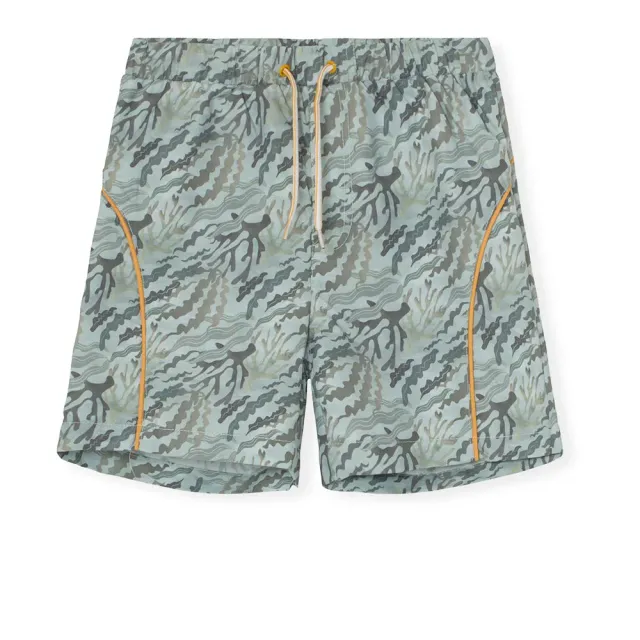 MINI A TURE Maki badeshorts print Sea Weed Camo
