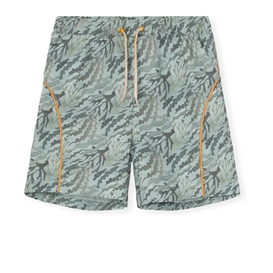 MINI A TURE Maki badeshorts print Sea Weed Camo