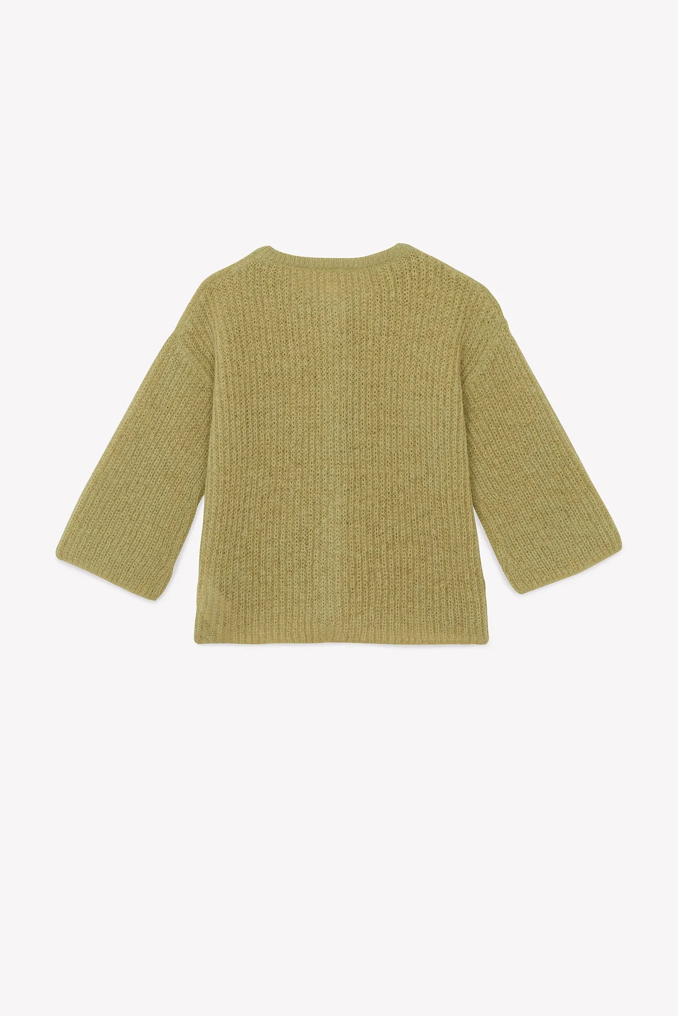 Bonton Lizbeth Vert Tige cardigan grøn rib