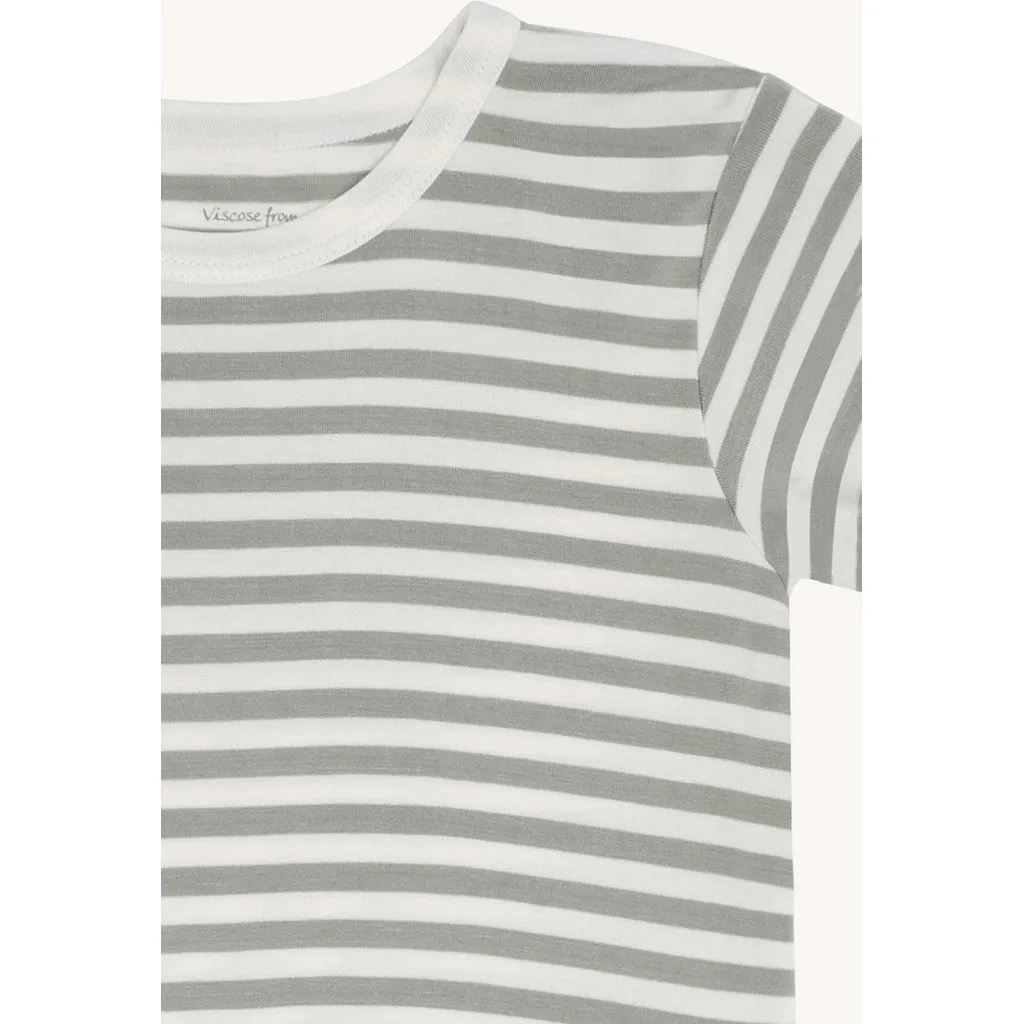 Hust & Claire Austin Skyway t-shirt Forest Fog bambus viskose