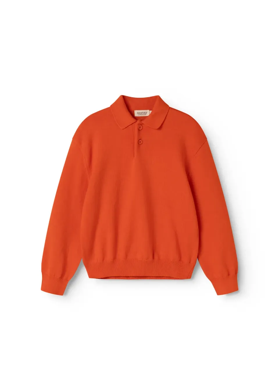 MarMar Teno Polo strikbluse Grapefruit uld-fri