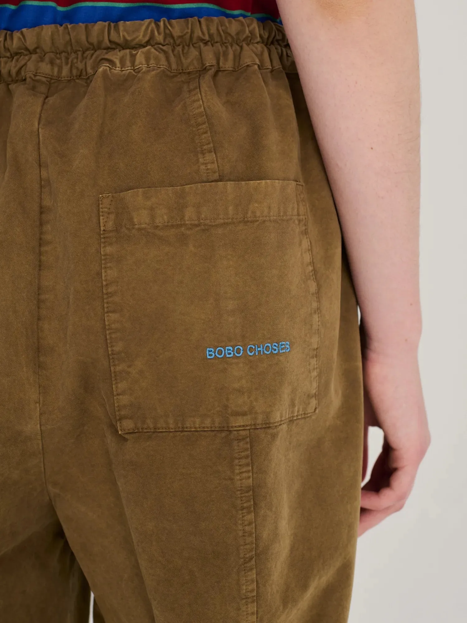 Bobo Choses Drift bukser khaki økologisk bomuld