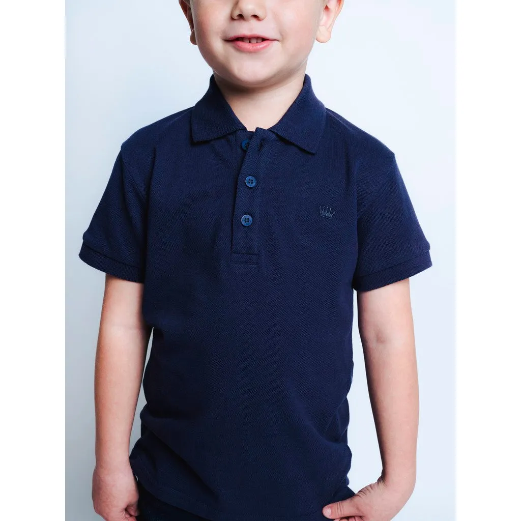 Hust & Claire Asker polo Navy bomuld