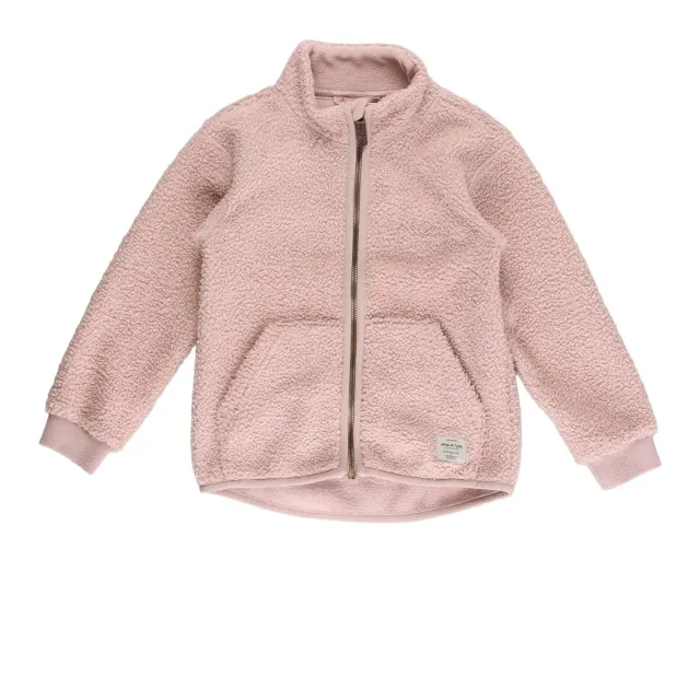 MINI A TURE MATSALEH teddyfleece jakke 5y/110cm Adobe rose