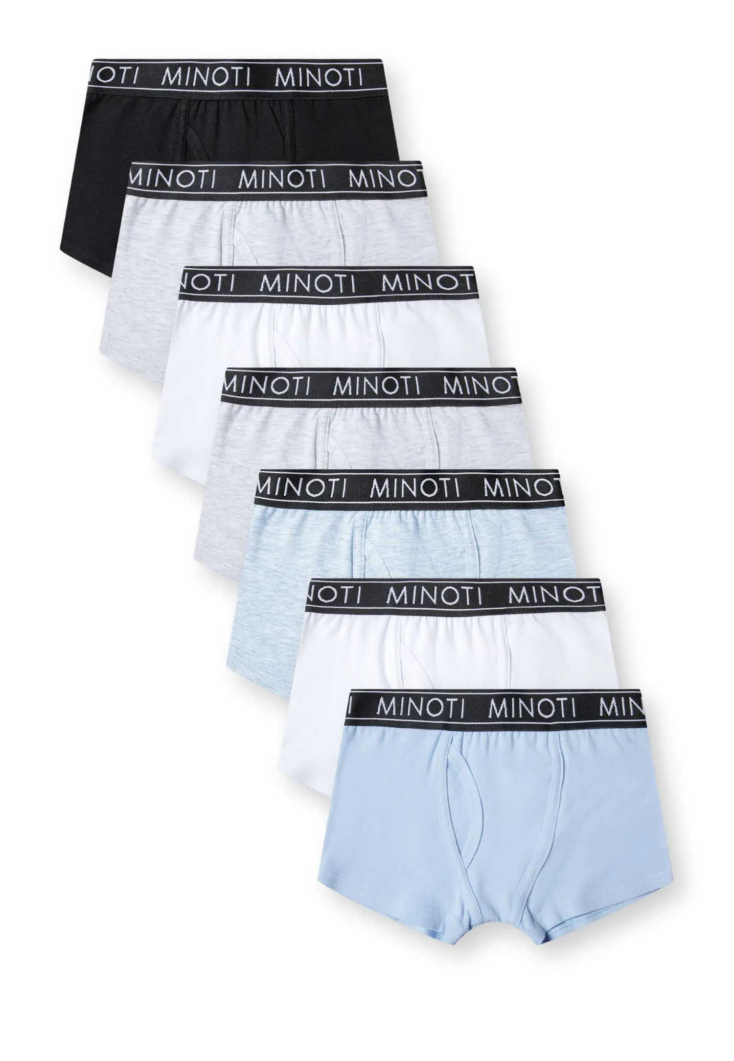 Minoti 40968 boxershorts til drenge 7-pak bomuld