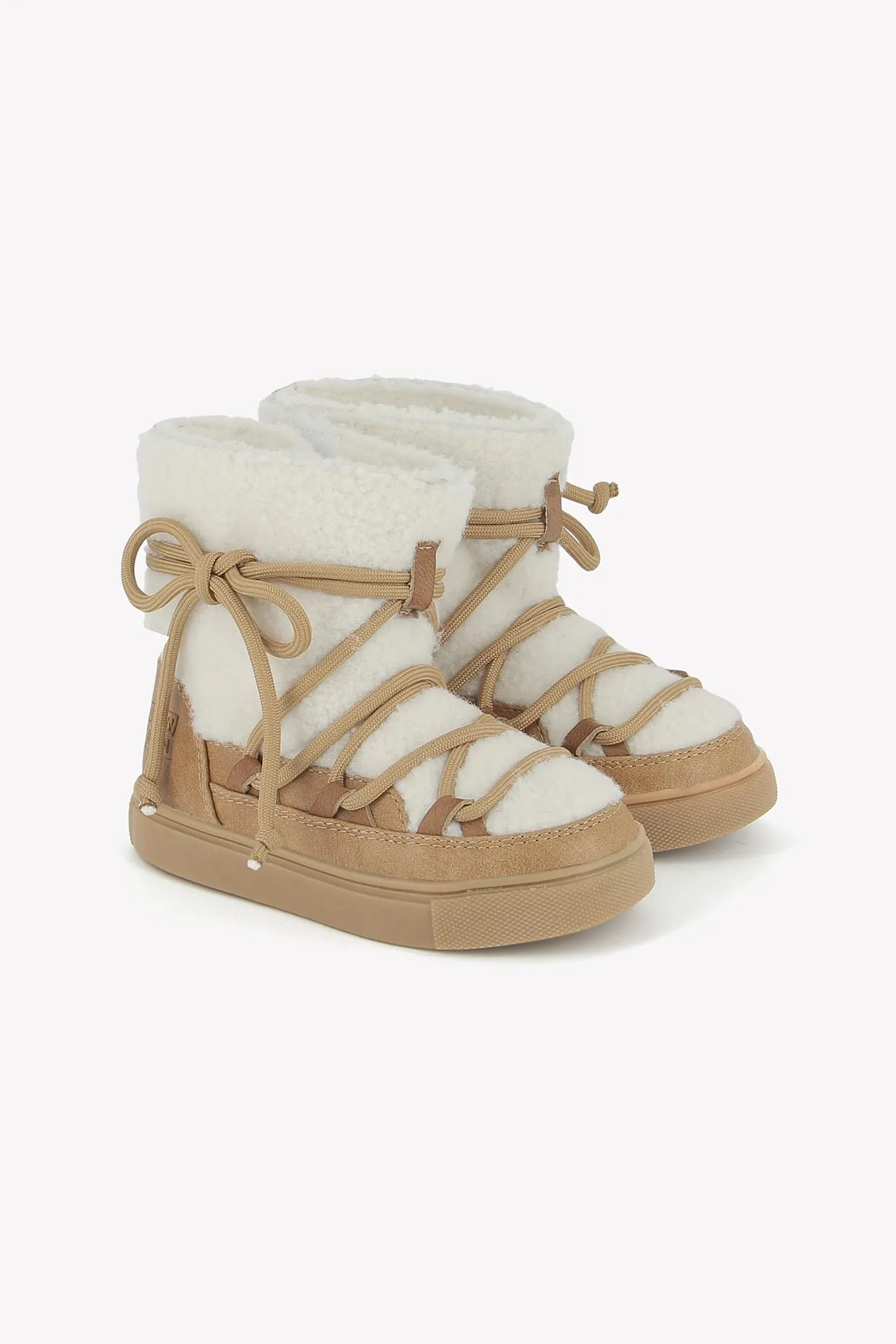 Bonton Basil Skimo vinterstøvler brun sherpa