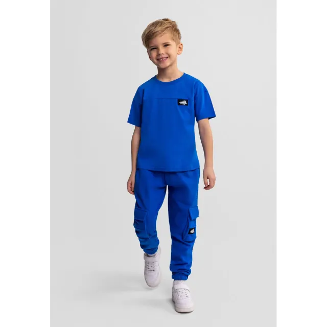 Minoti 44783 joggingsæt royalblå til drenge
