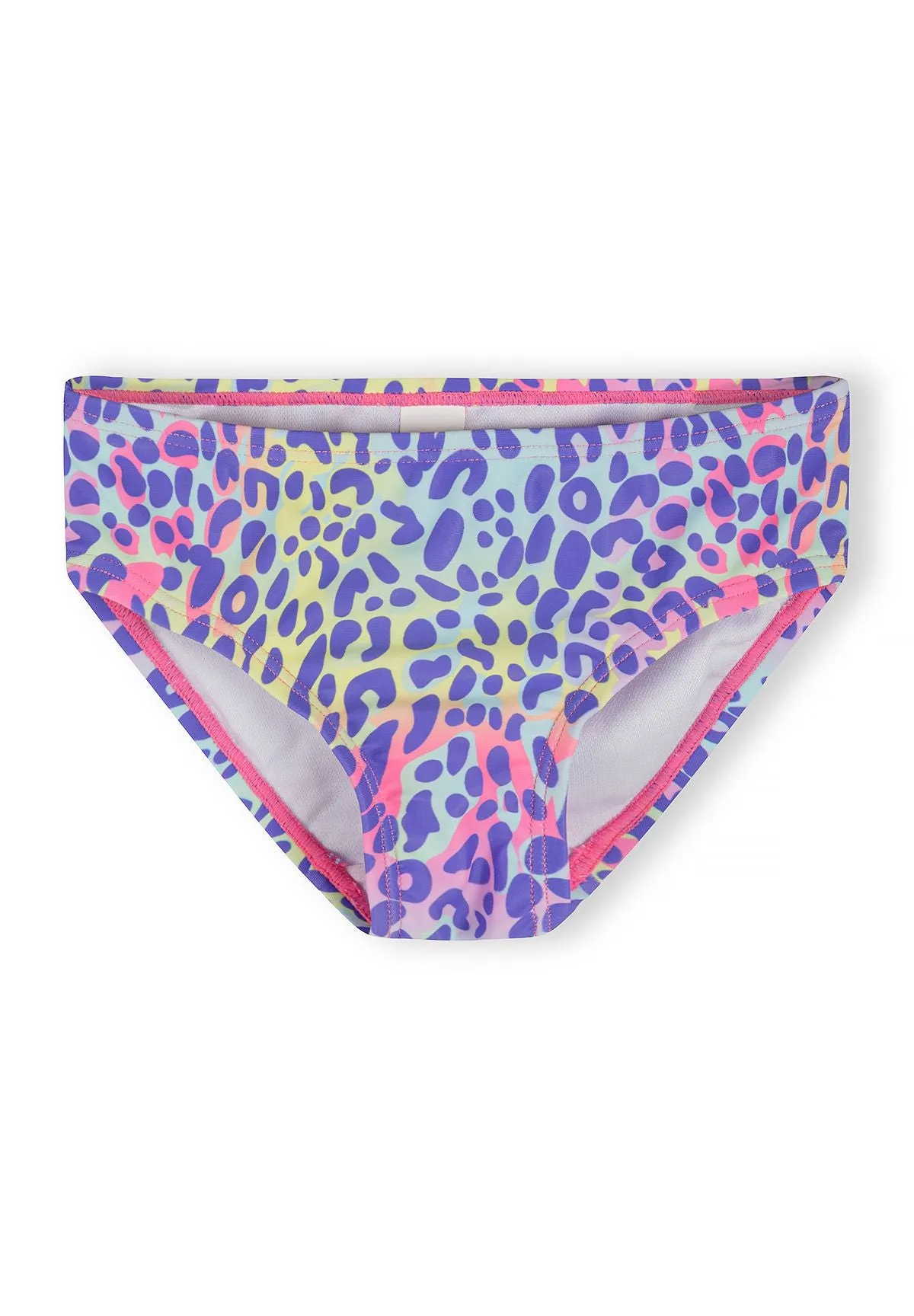 Minoti 44491 badebluse til piger lilla leopard