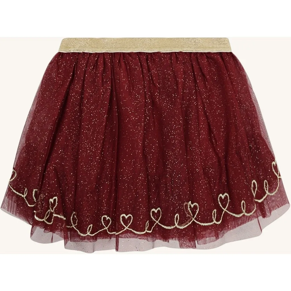 Hust & Claire Ninna Tulle nederdel teaberry tyl