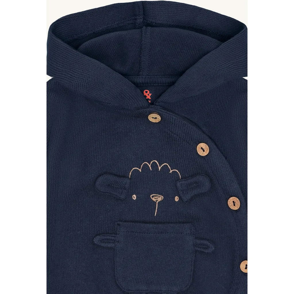 Hust & Claire HCCookie Sheep cardigan Blues bomuld