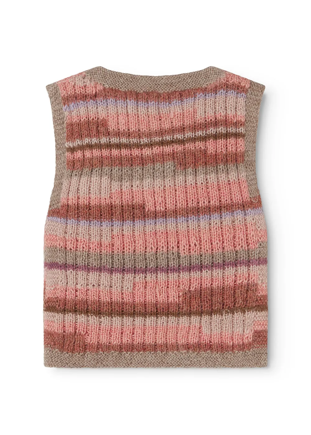 MarMar Talvar strikvest Multicolour Girl alpaka