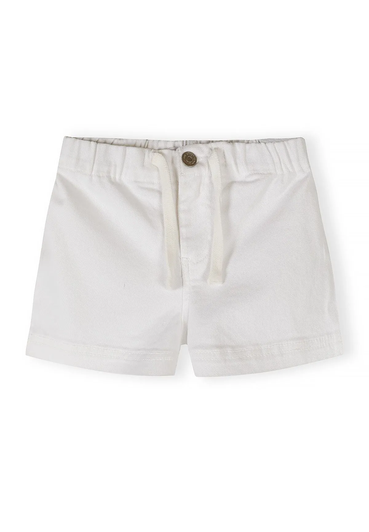 Minoti 44922 shorts hvid beige 2-pak til piger