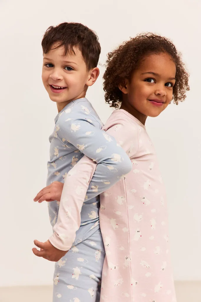 MarMar Sleepwear Nattøj Blue Moomin Bomuld