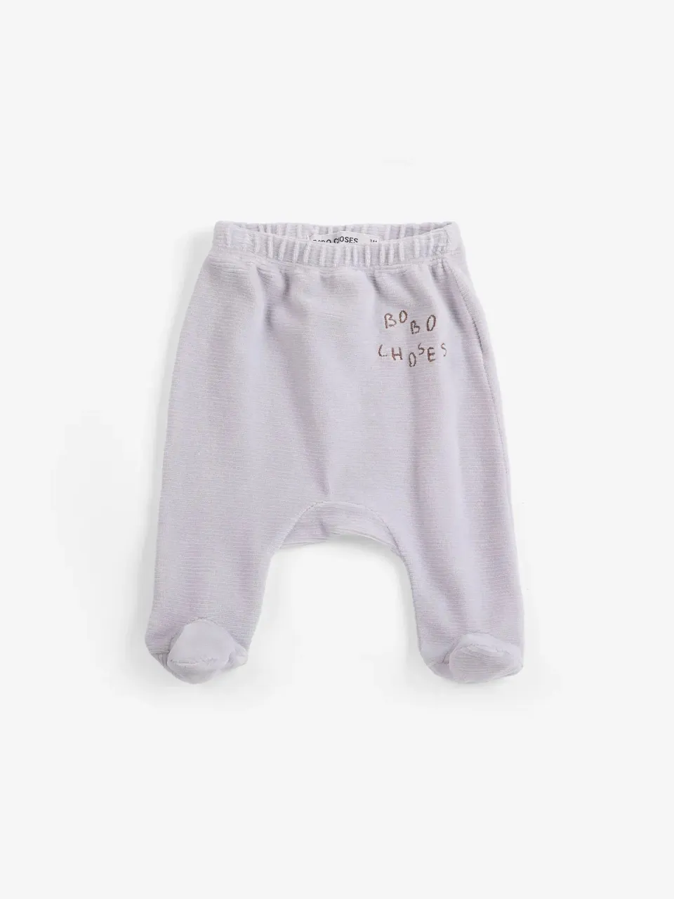 Bobo Choses All About Monsters velour leggings lavender