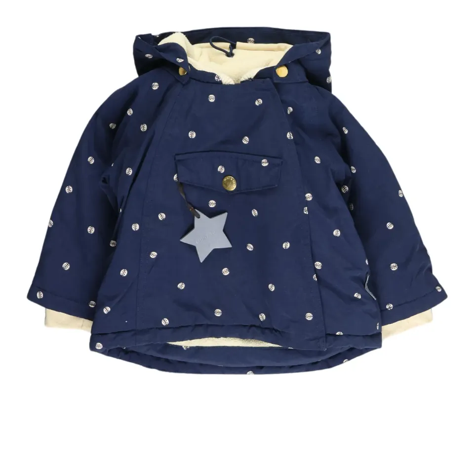 MINI A TURE MATWANG vinterjakke Midnight blue 9m/74cm