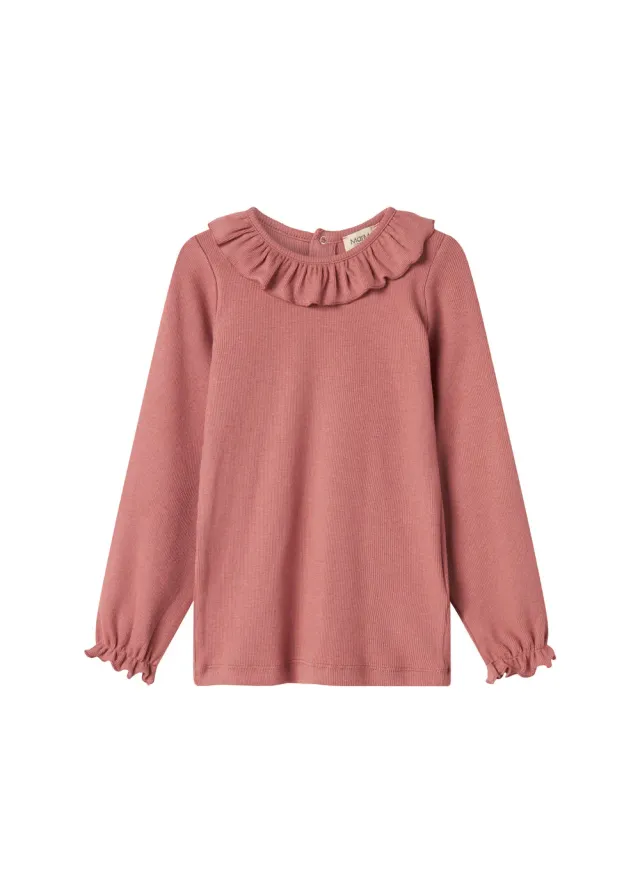 MarMar Tandy t-shirt Perished Rose rib str. 104