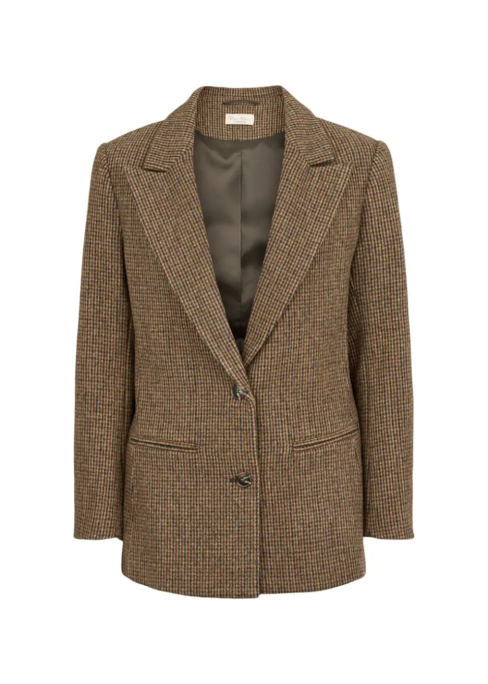 MarMar Java W Earthy Check uldjakke S uld