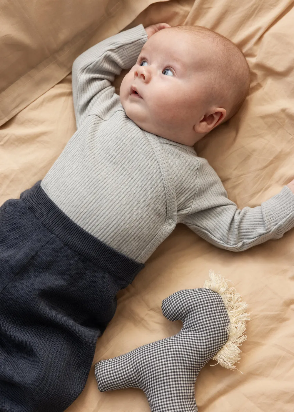 MarMar Copenhagen Little Horse stofhest Blue Check