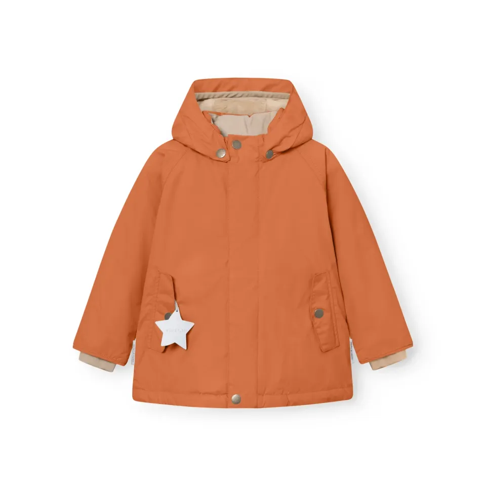 MINI A TURE Matwally vinterjakke Leather Brown -25°C