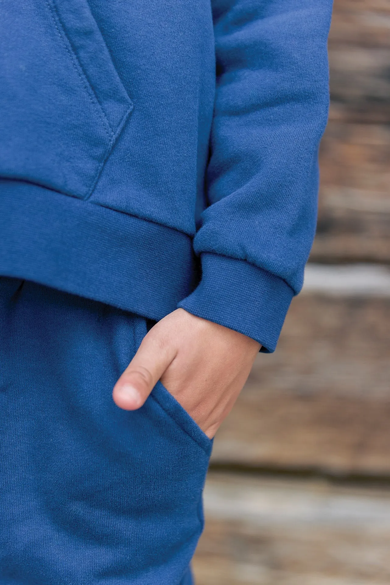 Bonton Lolito Uni Bleu Brut joggingbukser blå bomuld