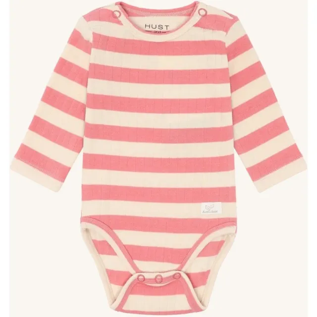 Hust & Claire HCBebe Rib body Sorbet økologisk bomuld