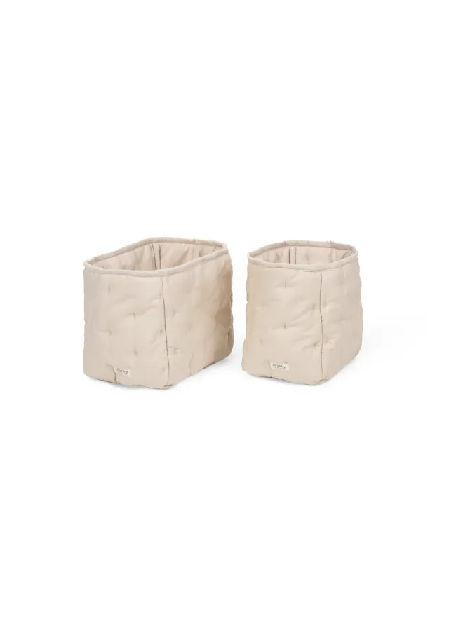 MarMar Nursery Storage Bags opbevaringskurve Grey Sand