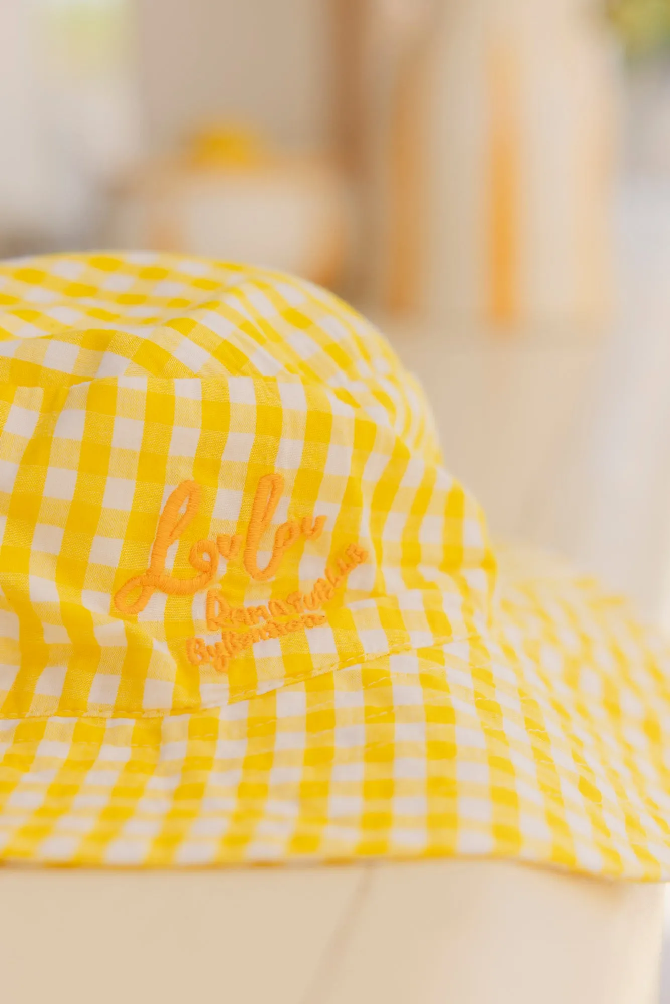 Bonton Loulou Labobine Vichy solhat 42 gul bomuld