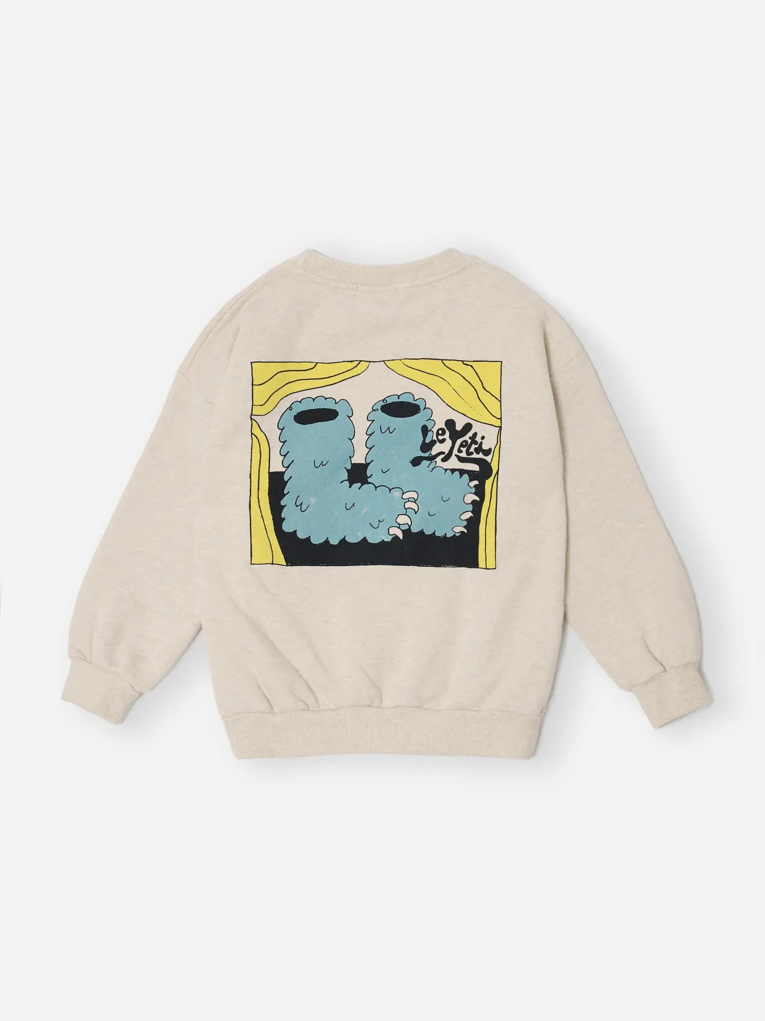 Bobo Choses Monster Boots sweatshirt beige bomuld