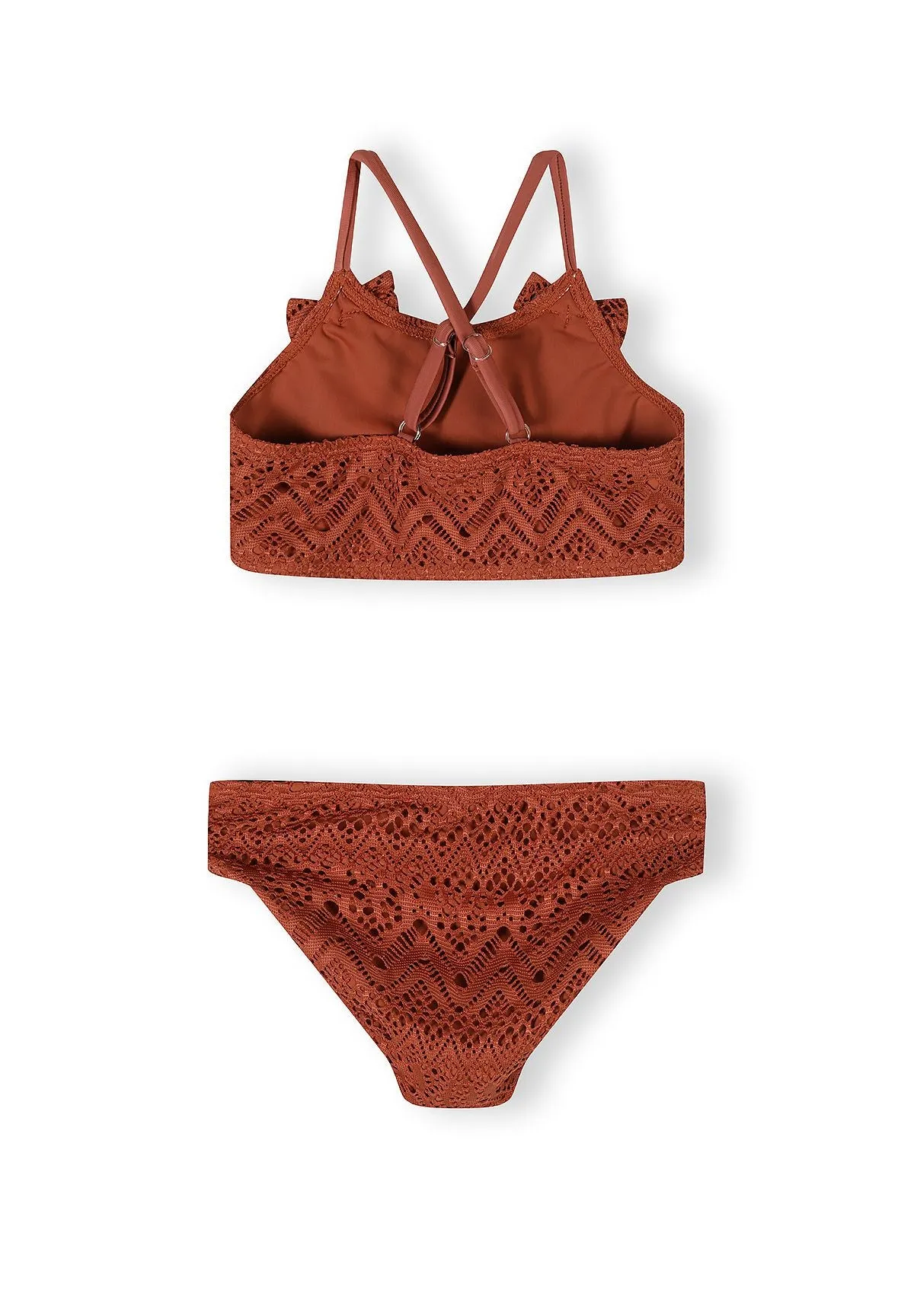 Minoti 42185 bikini pige kobber hæklemønster foret
