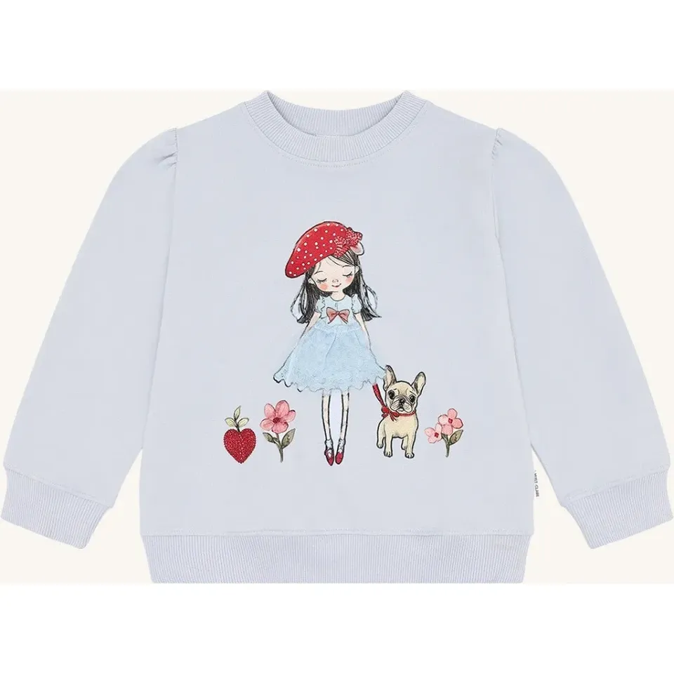 Hust & Claire Sicillia sweatshirt A Bit Blue