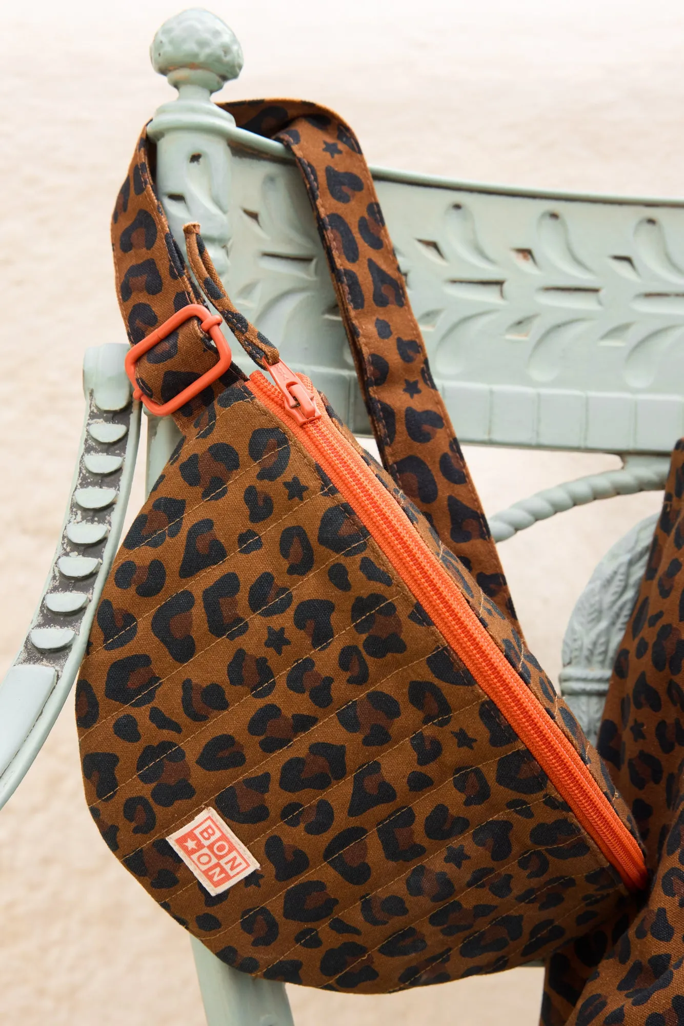 Bonton Leopard bæltetaske bomuld TU