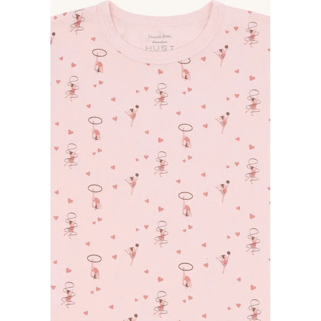 Hust & Claire HCFun Retro nattøj Chalk Pink bambus